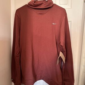 BRAND NEW Nike Rust Red Long Sleeve Top